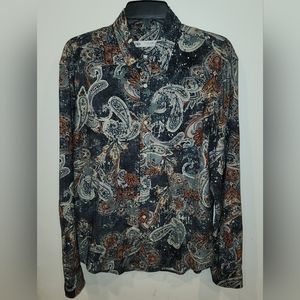 Mens Zara Paisley Shirt